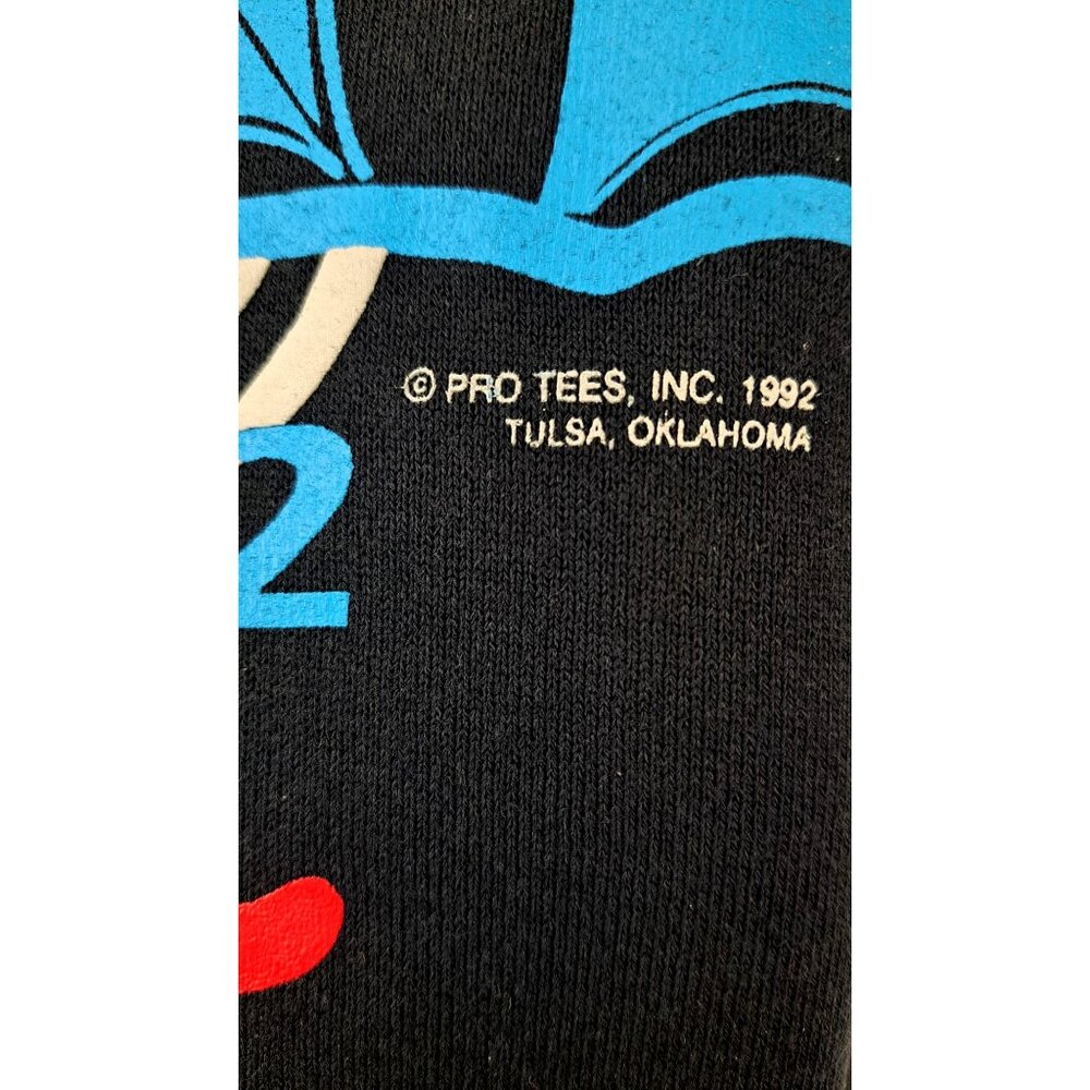 Vintage Tulsa State Fair Sweatshirt Glow In Dark Route 66 XXL New Deadstock 1992 - Picture 6 of 12